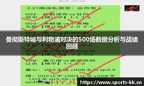 曼彻斯特城与利物浦对决的500场数据分析与战绩回顾